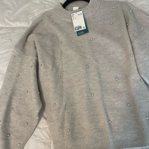 Holiday crew neck sweater
